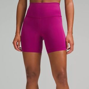 Lululemon high rise wunder under short 6”